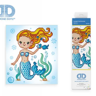 DIAMOND DOTZ ΚΑΤΑΣΚΕΥΗ ΨΗΦΙΔΩΤΟ ΓΟΡΓΟΝΙΤΣΑ BLISTER 23x25cm