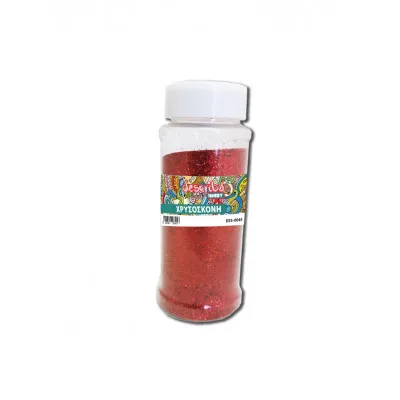 ΧΡΥΣΟΣΚΟΝΗ ΑΛΑΤΙΕΡΑ GLITTER 110 G ΧΡΩΜΑ ΚΟΚΚΙΝΟ DESCRIBO