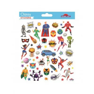 CLASSY STICKERS 15X17 211630 GLOBAL GIFT