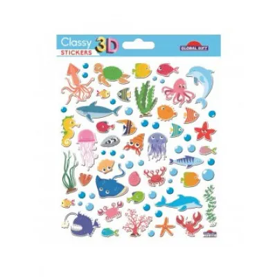 CLASSY STICKERS 15X17 210000 GLOBAL GIFT