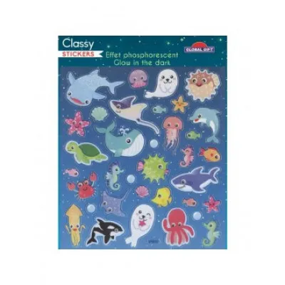 CLASSY GLOW STICKERS 15X17 215212 GLOBAL GIFT