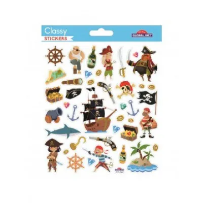 CLASSY STICKERS 15X17 211622 GLOBAL GIFT