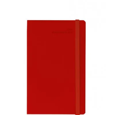 ΗΜΕΡΟΛΟΓΙΟ ΕΒΔ. 13Χ21 IVORY SOFT FLEX KOKKINO