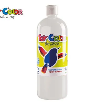 TOY COLOR ΤΕΜΠΕΡΑ 1L S/WASH. WHITE