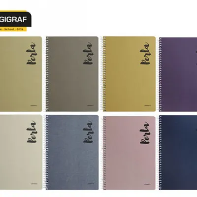 LOGIGRAF ΤΕΤΡΑΔΙΟ ΣΠΙΡΑΛ 60 ΦΥΛΛΑ 2 ΘΕΜΑΤΩΝ 21x29cm PERLA