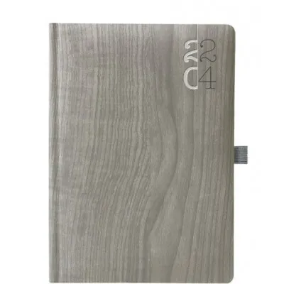 ΗΜΕΡΟΛΟΓΙΟ ΗΜΕΡ. 17.2Χ24 WOODLINE FLAT ΓΚΡΙ