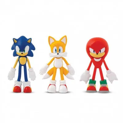 Bend-Ems Sonic Thhe Hedgehog Φιγούρες