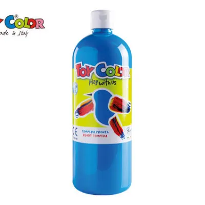 TOY COLOR ΤΕΜΠΕΡΑ 1L S/WASH. CYAN BLUE
