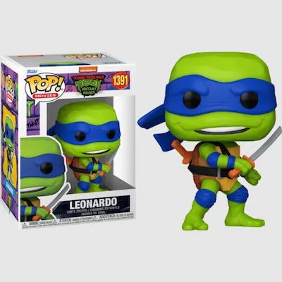 Funko Pop! Movies: Teenage Mutant Ninja Turtles Mutant Mayhem - Leonardo #1391 Vinyl Figure