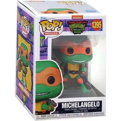 Funko Pop! Movies: Teenage Mutant Ninja Turtles Mutant Mayhem - Michelangelo #1395 Vinyl Figure