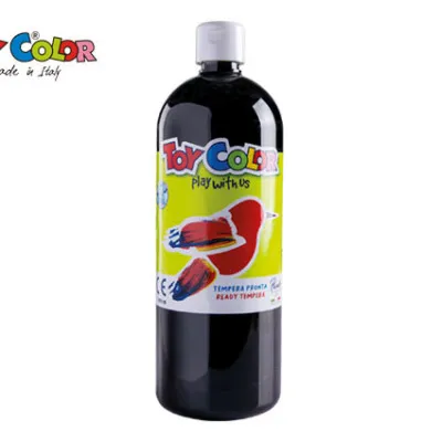 TOY COLOR ΤΕΜΠΕΡΑ 1L S/WASH. BLACK