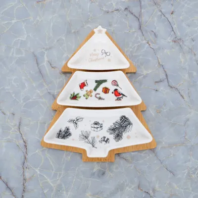 XMAS PINE ΠΙΑΤΕΛΑ TREE BAMBOO ΒΑΣΗ 24.7Χ20.7Χ3.5