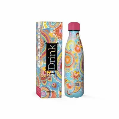 ΠΑΓΟΥΡΙ I DRINK ID429 THERM BOTTLE 500ML PAISLEY