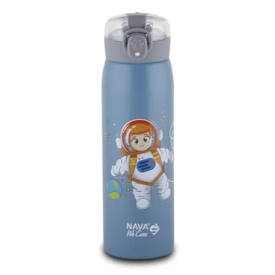 Θερμός μπουκάλι ανοξείδωτο "We Care" μπλε 500ml