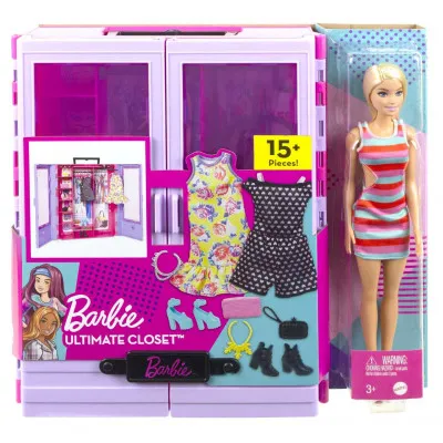 BARBIE ΝΤΟΥΛΑΠΑ ΜΕ ΚΟΥΚΛΑ