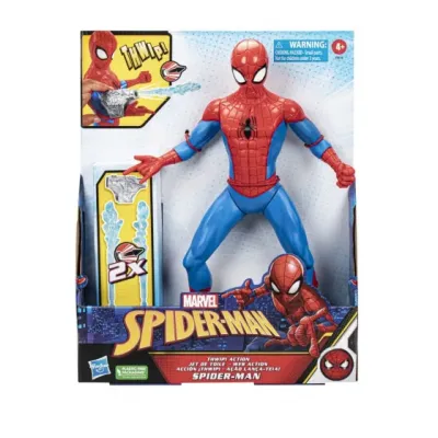 Hasbro Marvel: Spider-Man Thwip! Action Spider-Man Action Figure (12") (F8115)