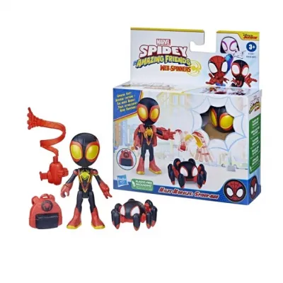 Hasbro Marvel Spidey and His Amazing Friends: Web-Spinners - Miles Morales: Spider-Man Action Figure (F7257)