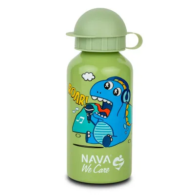 Μπουκάλι αλουμινίου "We Care" πράσινο 400ml