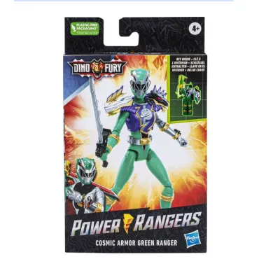 Hasbro Power Rangers: Dino Fury - Cosmic Armor Green Ranger Action Figure (F8237)