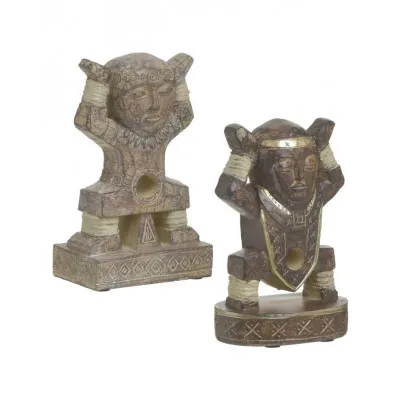 ΔΙΑΚΟΣΜΗΤΙΚΟ ΓΛΥΠΤΟ RESIN 2 ΣΧΕΔΙΑ NATURAL/ΚΑΦΕ 10Χ6Χ15
