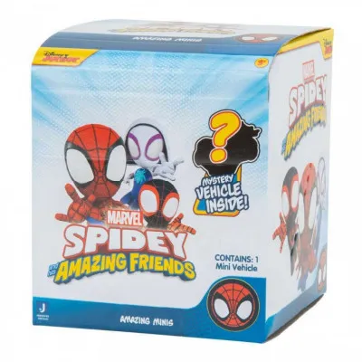 SPIDEY-ΟΧΗΜΑ 5CM ΜΕ ΦΙΓΟΥΡΑ W2 (8 ΣΧΕΔΙΑ)