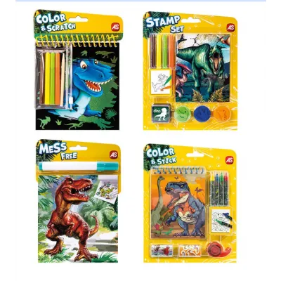 Σετ Ζωγραφικής Pocket Dinosaurs Assort Of 4