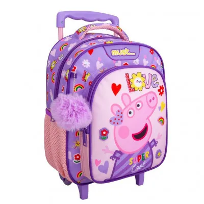 ΤΣΑΝΤΑ ΤΡΟΛΛΕΥ ΝΗΠΙΟΥ 27Χ10Χ31 2ΘΗΚΕΣ PEPPA PIG