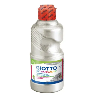 Giotto Extra Quality Μεταλλική Τέμπερα 250ml Ασημί