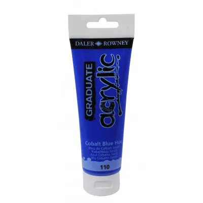 GRADUATE ACRYLIC 120ML COBALT BLUE