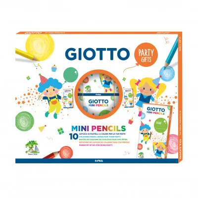 GIOTTO Party Gifts Mini Pencils Ξυλομπογιές