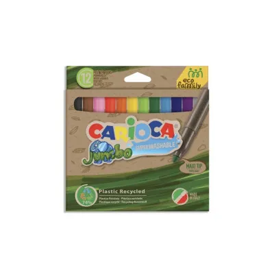 ΜΑΡΚΑΔΟΡΟΙ CARIOCA JUMBO /12 ECO FAMILY 43101