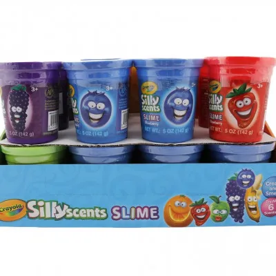CRAYOLA SILLY SCENTS SLIME 24 PCS IN DISPLAY