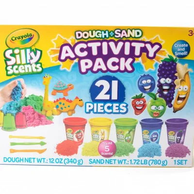 CRAYOLA SILLY SCENTS DOUGH & SAND SET