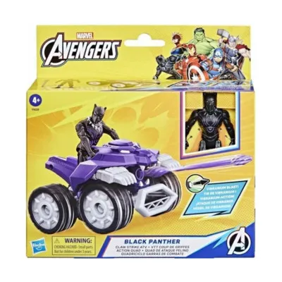 Hasbro Marvel: Avengers -Black Panther 4In Figure Vehicle (F9328)
