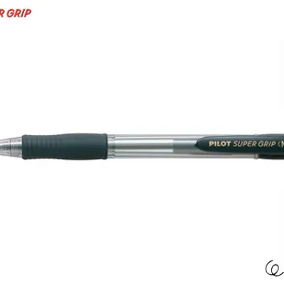 PILOT ΣΤΥΛΟ SUPER GRIP MEDIUM ΜΑΥΡΟ  