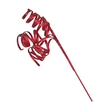 AX847 CURLY SPRAY RED 80CM