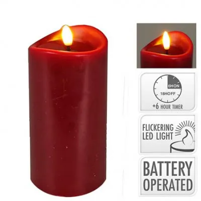 CA431 κΕΡΙ LED ME TIMER ΣΕ ΚΟΚΚΙΝΟ ΧΡ 9Χ15