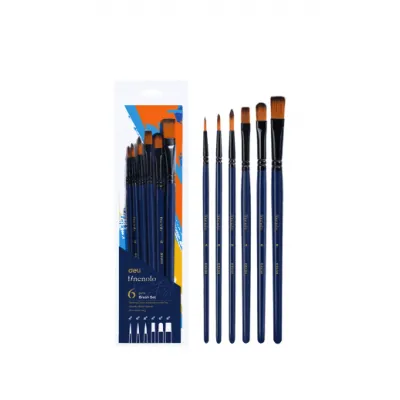 DELI ΠΙΝΕΛΟ ΝΕΡΟΧΡ ΣΥΝΘΕΤ ΣΤΡΟΓΓ ΠΛΑΚΕ BLISTER 6T No 4-6-8 finenolo ec277