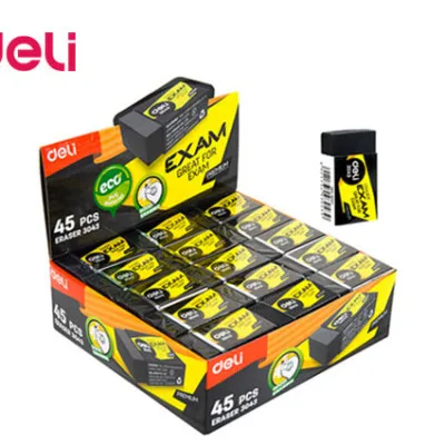 DELI ΓΟΜΑ 40x22x12mm EXAM E3043 ΜΑΥΡΗ  