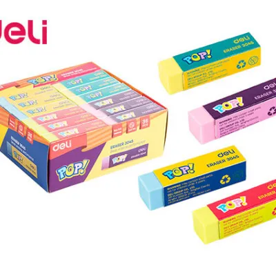 DELI ΓΟΜΑ 60x15x15mm POP E3045 ΑΣΣΟΡΤΙ 3 