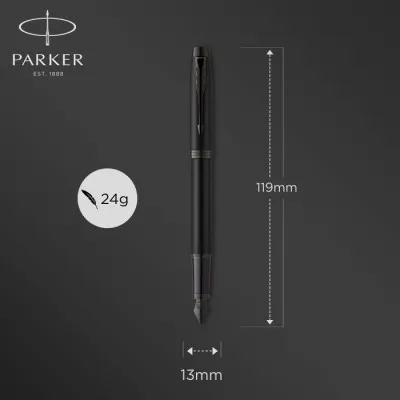 PARKER Ι.Μ. CORE METAL.BLACK ΒΤ FPen Μ