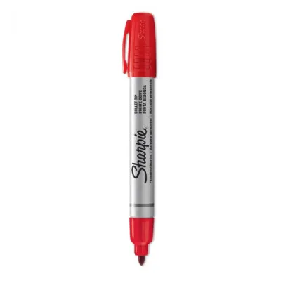 SHARPIE PRO SMALL BULLET RED