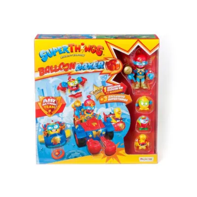 Superthings Σετ Οχήματα Με 4 Φιγούρες Ballon Boxer