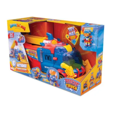 Superthings Όχημα με Φώτα Και Ήχους 2 σε 1 Rescue Truck