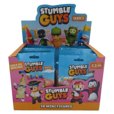 STUMBLE GUYS SERIES 3 3D MINI FIGURES FOIL BAG