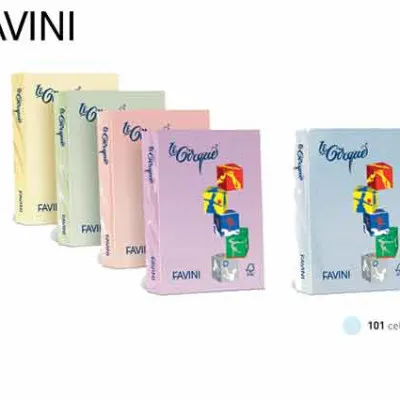 FAVINI ΧΑΡΤΙ Α4 80γρ. ΣΙΕΛ ΠΑΣΤΕΛ 500Φ.