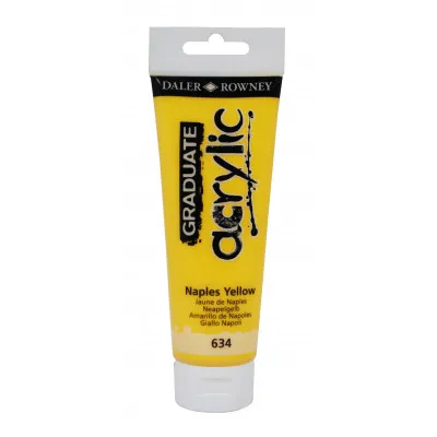 GRADUATE ACRYLIC 120ML NAPLES YELLOW