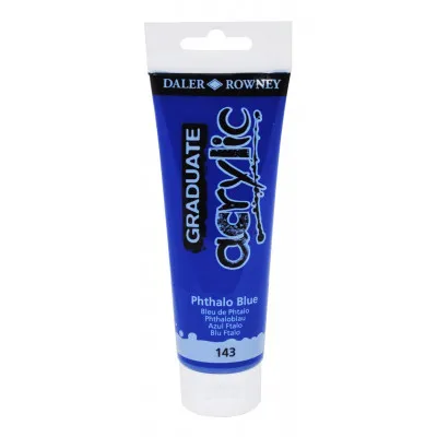 GRADUATE ACRYLIC 120ML PHTHALO BLUE