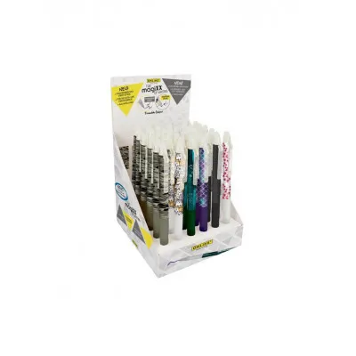 ΣΤΥΛΟ GEL MAGIXX DESIGN  ΜΕ ΜΕΛΑΝΙ ΜΠΛΕ ΠΟΥ ΣΒΗΝΕΙ (REFILLABLE), 6 ΑΣΟΡΤΙ ΣΧΕΔΙΑ, ΣΤΑΝΤ 36 ΤΕΜΑΧΙΩΝ ONLINE