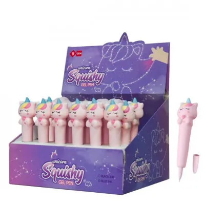 SQUISHΥ ΣΤΥΛΟ GEL ΜΟΝΟΚΕΡΟΣ 0,5mm ΜΠΛΕ